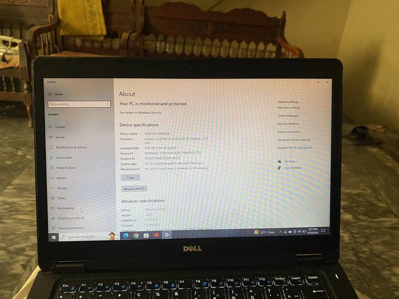 Dell Latitude 7300U Core i5 7th Generation 7