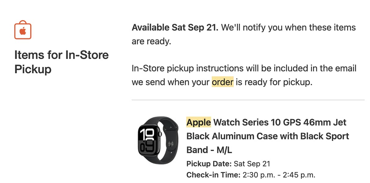 Apple Watch Series 10 Jet Black Available 42 mm / 46mm 9