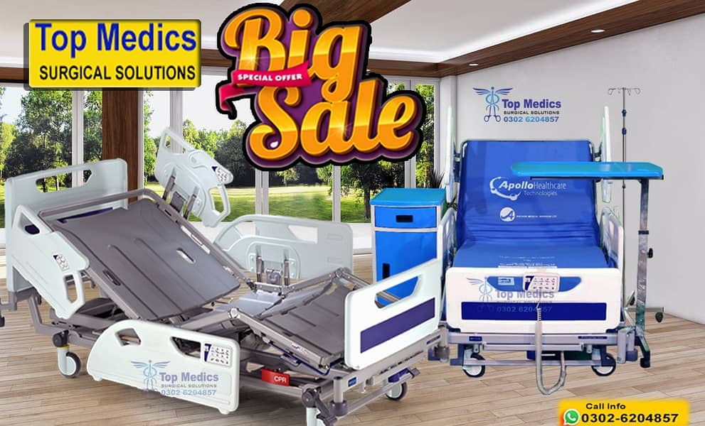 Electric Hospital Bed | Patient Bed Price in Pakistan  Hospital Bed US 4