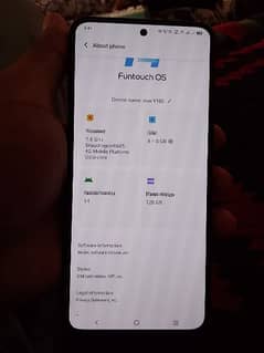 vivo y100 8GB ram 128 GB memory. 10by 10 condition