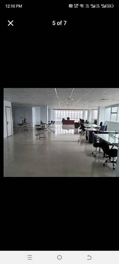 Furnished office for rent in Gulberg 15 person sitting 0