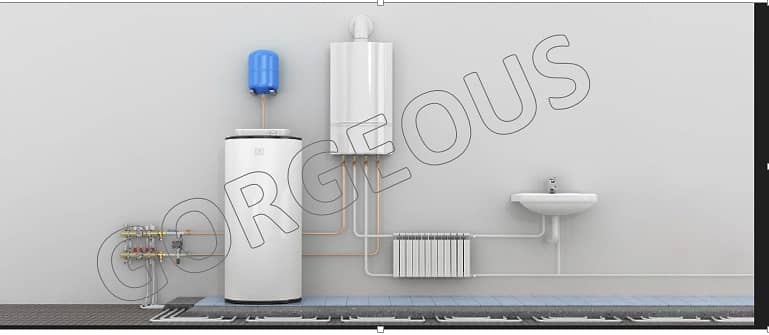 Gorgeous central heating system 1