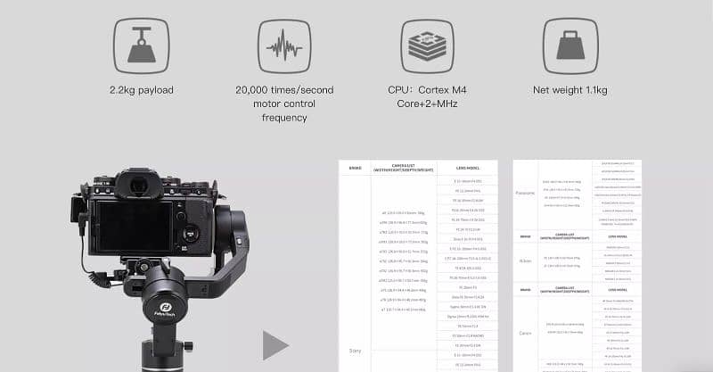 FeiyuTech AK2000 3 Axis Gimbal Stabilizer 5