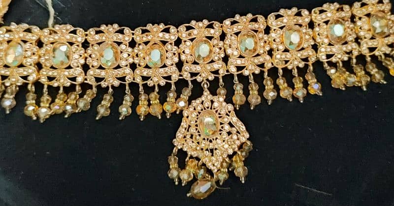 Bridal jewelrySet necklace+jhumky+tika+jhoomer=4500 6