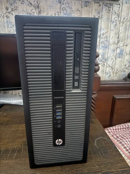 HP elite desk cpu with graphic card 0