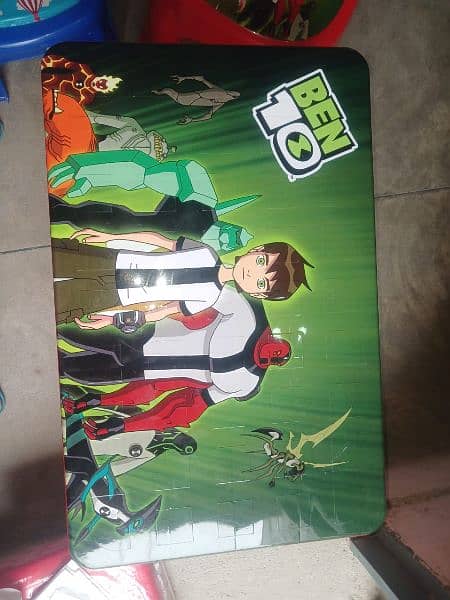 1 Table 1 chair set of Ben10 durable Plastic for kids 6