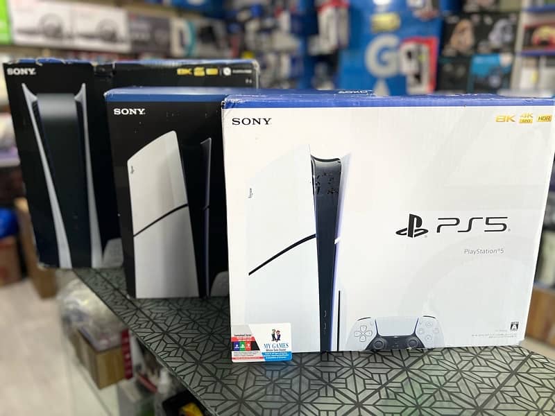 PS5 SLIM DISK / DIGITAL USED AT MY GAMES 0