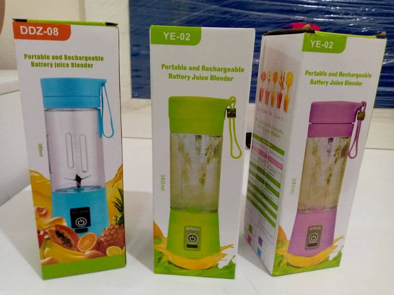 Mini juicer Machine rechargeable 6 Blades. 2