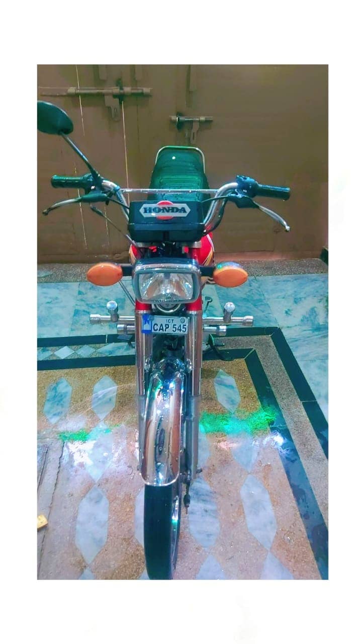 Honda 125 2021 Model Islamabad Number 6