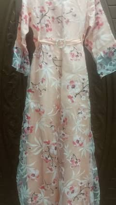 full size maxi peach colour