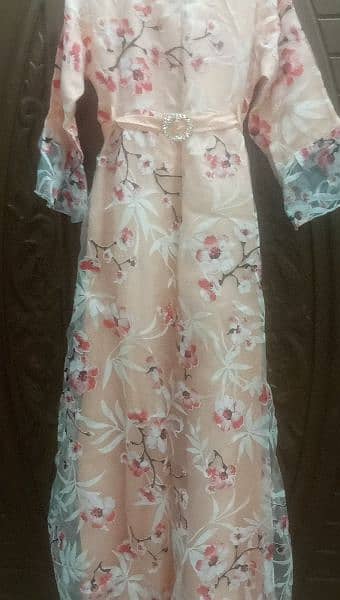 full size maxi peach colour 0