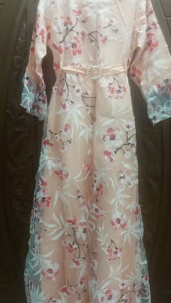 full size maxi peach colour 1