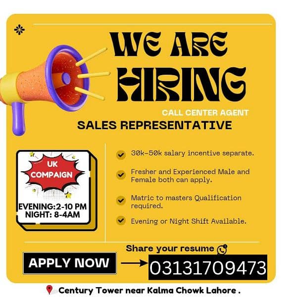 fresher and experience male and female both apply 0