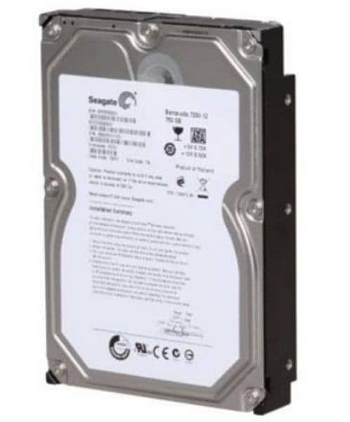 HARD DRIVE 750 GB SEGATE{03327944046} 0