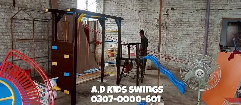 Slides| Swings|Seesaw| Monkey bar|Indoor Activities for Kids 2