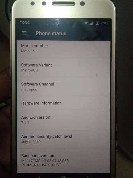 Moto E4 for sale pta approved single sim 3