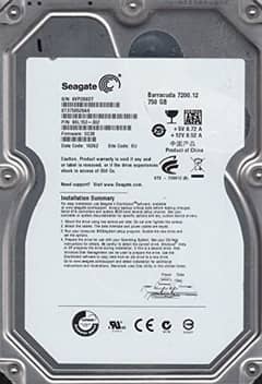 750GB HARD DRIVE FOR PC{03327944046}