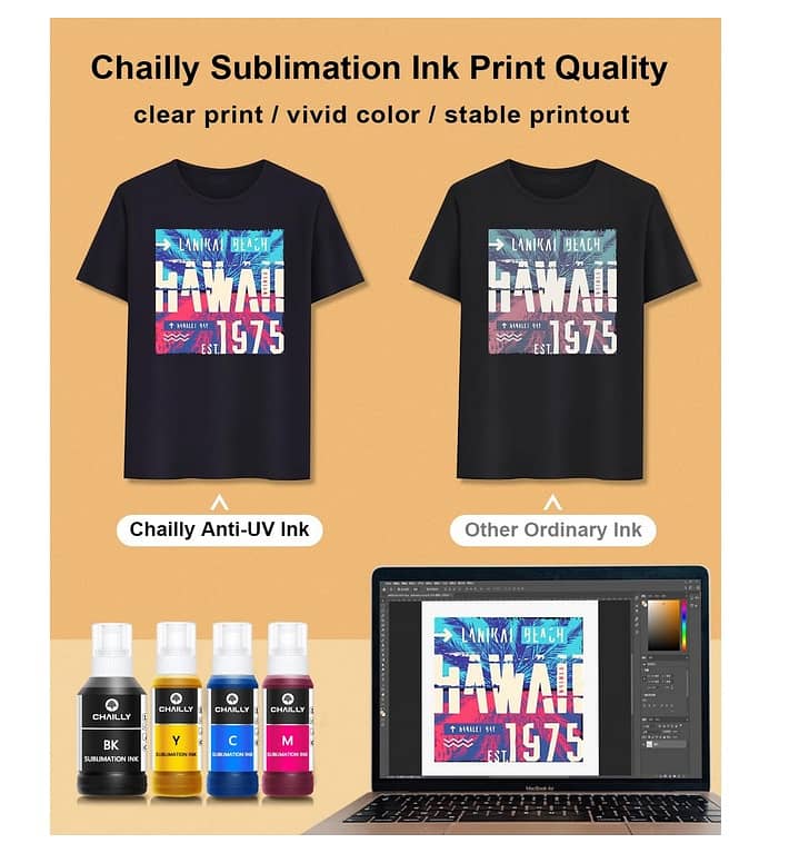 CHAILLY Sublimation Dye Inkjet Epson Ecotank Printer Et 4700 L3210 3