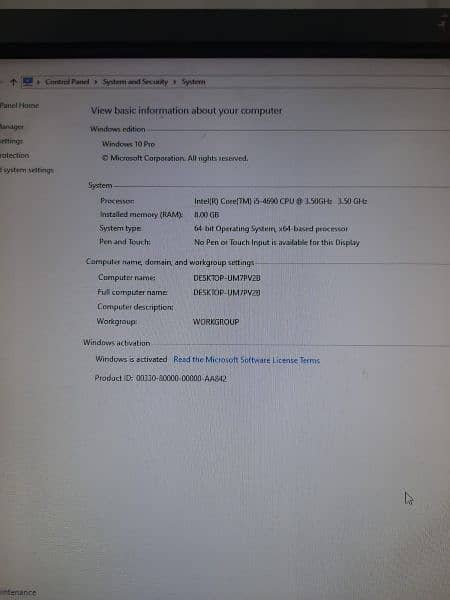 Core i5-4590 4th gen CPU Only 2