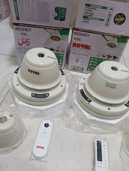 ROYAL AC DC INVERTER CEILING FAN IN STOCK ONLY CALL 100 % COPPER WAIR 4