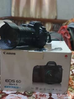 canon 6d markii with 24 70 2.8g2 lens