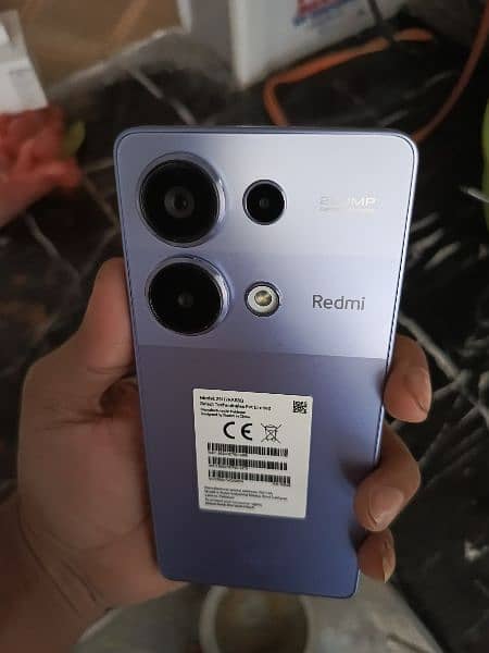 Redmi note 13 pro box open 8/256 11 months worantyy can't 03153422812 4