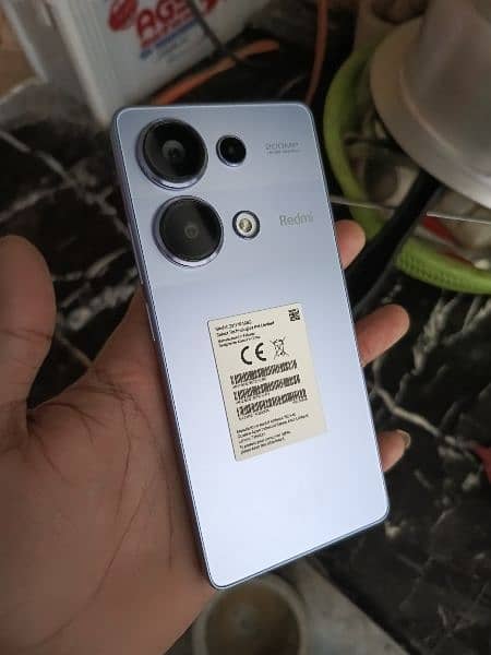 Redmi note 13 pro box open 8/256 11 months worantyy can't 03153422812 7