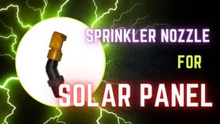 SOLAR PANEL WASHING SPRINKLER NOZZLE IN PAKISTAN