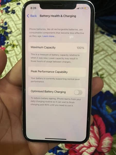 Iphone X 256GB Lush Condition PTA Approved 4