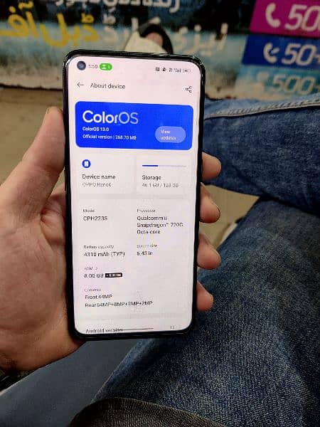 Oppo Reno 6 8+128 gb officiall PTA approved 9