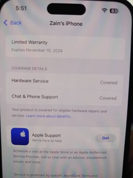 Iphone 14 pro max 128gb jv (LLA) With Apple warranty 3