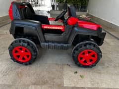 Chargeable jeep with remote easy to drive