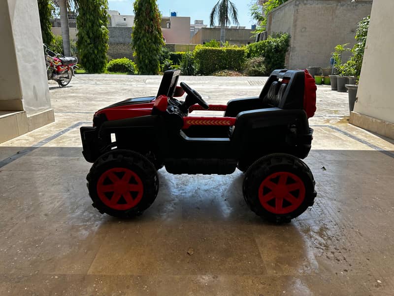 Chargeable jeep with remote easy to drive 1