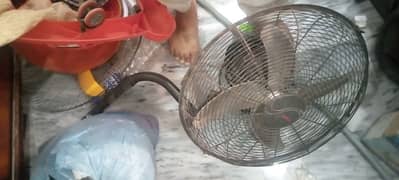 pedestal fan and wall fan for sell used