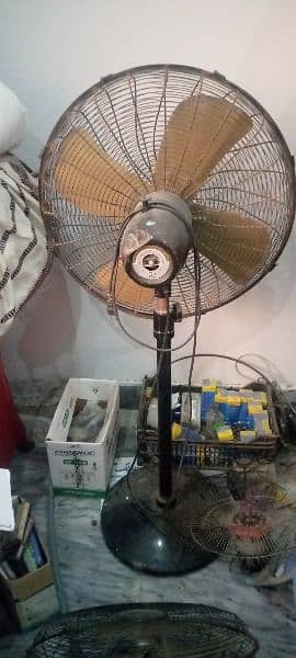 pedestal fan and wall fan for sell used 1