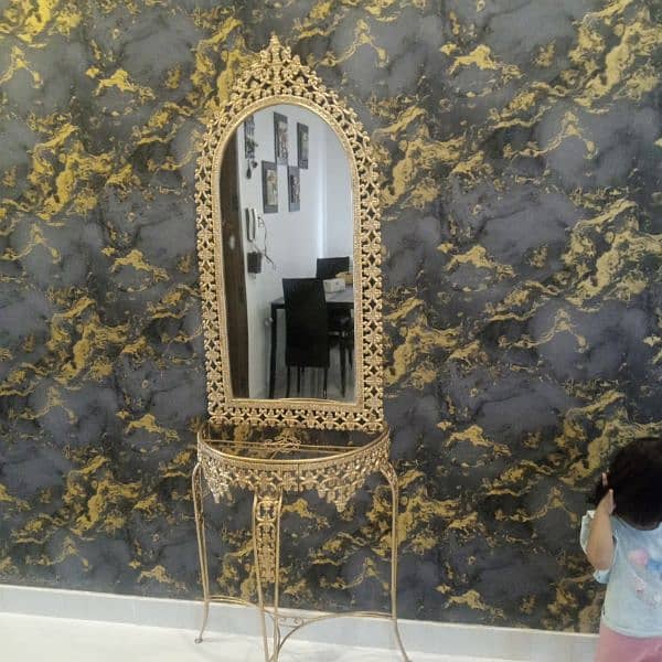 fancy mirror and dresser 4