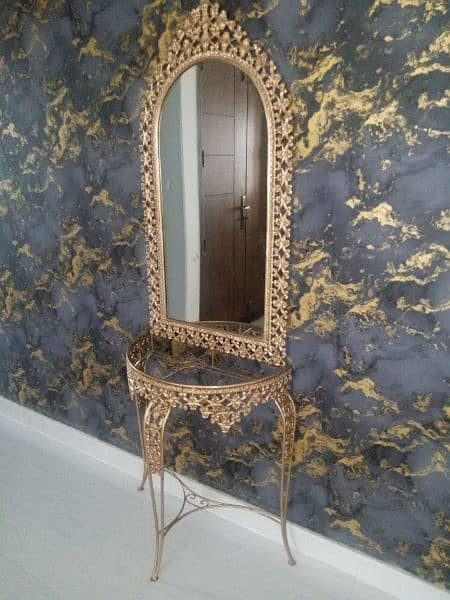 fancy mirror and dresser 7