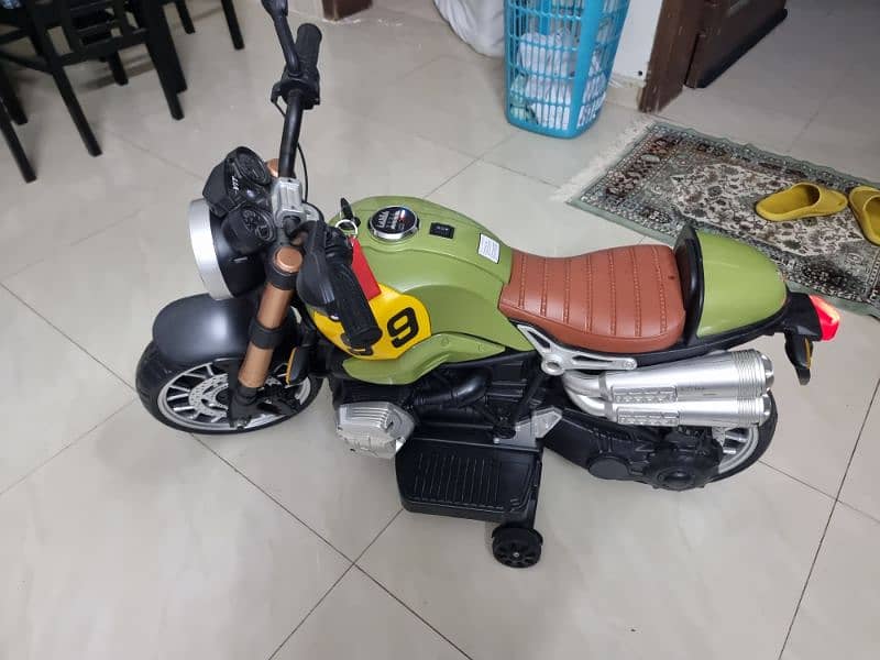 battery operated  bike in new condition 2