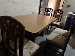 Dining Table | 6 seater dining table | wooden dining | table and chair