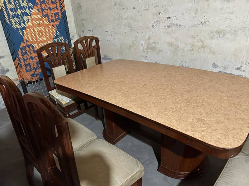 Dining Table | 6 seater dining table | wooden dining | table and chair 4