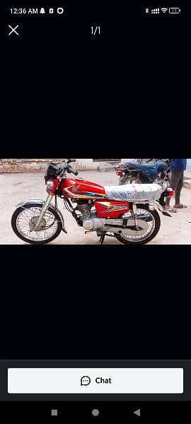 Honda 125 CG for sale my call WhatsApp 0324/40/25/806 1