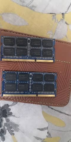 DDR3 2GB x 2 Rams branded system pulled