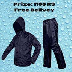 2 Pcs Parachute Raincoat