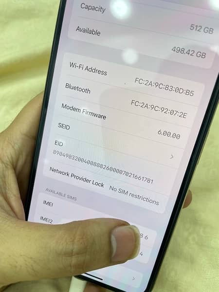 iPhone xsmax PTA 512 8