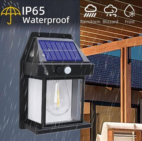 360 Degree Rotatable Solar Sensor Lamp 1