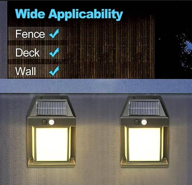 360 Degree Rotatable Solar Sensor Lamp 4