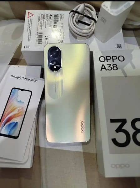 oppo a38 6/128 GB 03220889193 my what'sap 0