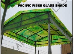 Fiberglass shade,conopy fiberglass doors green net jali parking shade