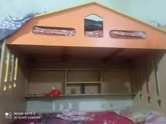 Bed And wood cabinets For Children For Sale