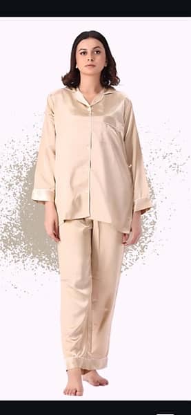 girls night dress / Silk nightsuits / 2pc Night wear / night suit 2